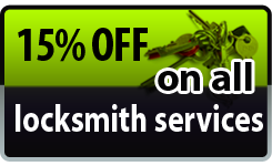 15% Off on all locksmith services